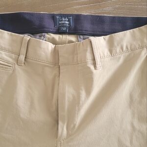 J Crew Tech Pant 484 Slim Fit Khaki